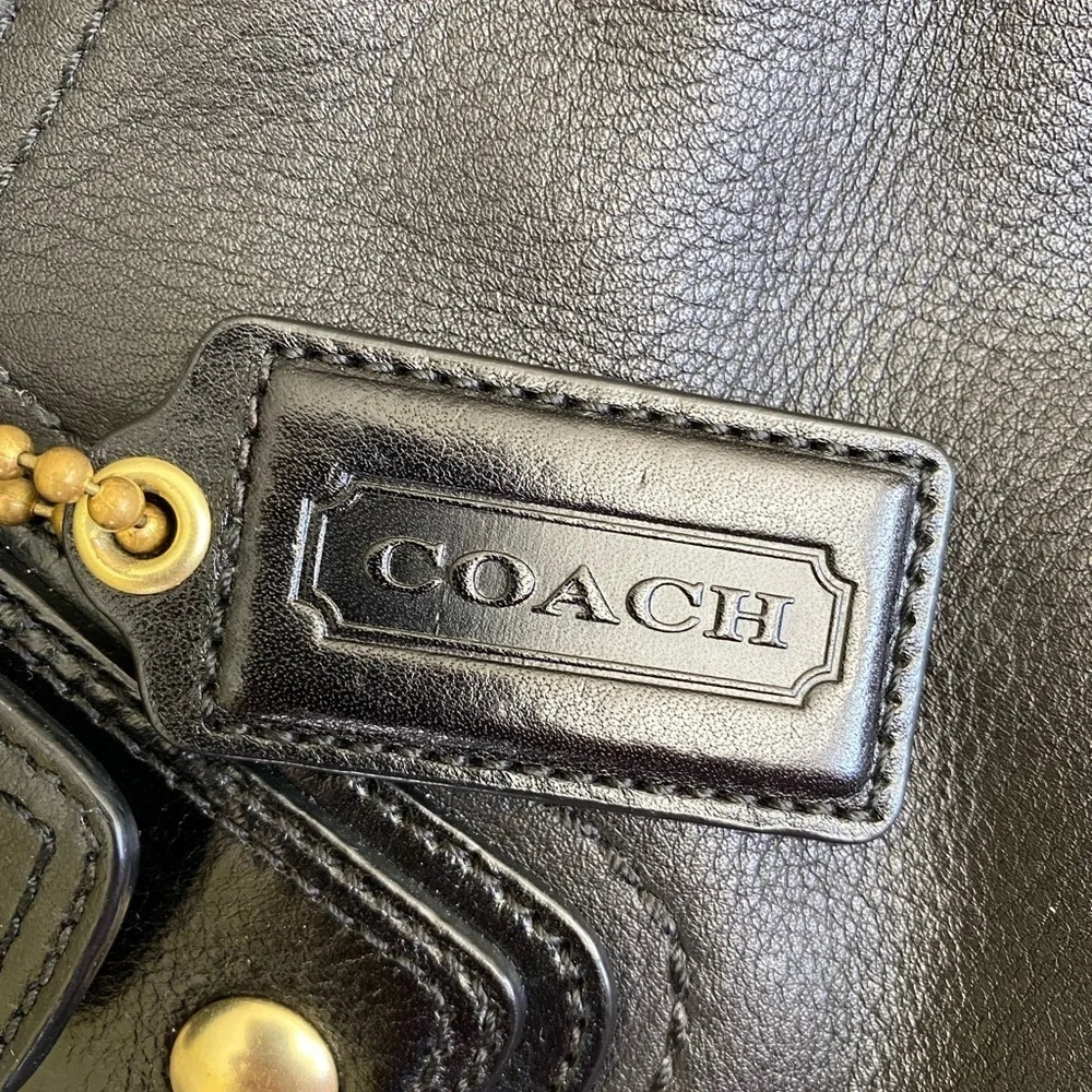 Coach Soho Black Leather Bag F0820-F11844 - Picture 4 of 13